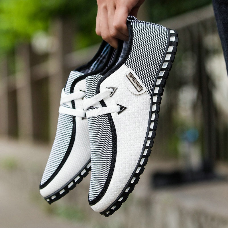Male driving Shoes Fashion Men Flats Boat Shoes High Quality Men Casual Shoes Slip On Loafers Casual shoes Big Size MM 58