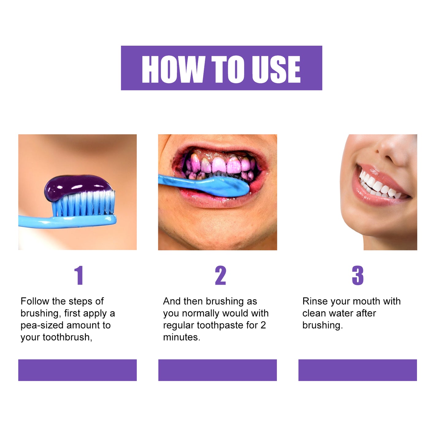 Teeth Whitening Toothpaste, Removing Teeth Stains And Odors Oral Care Brightening And Whitening Teeth Toothpaste