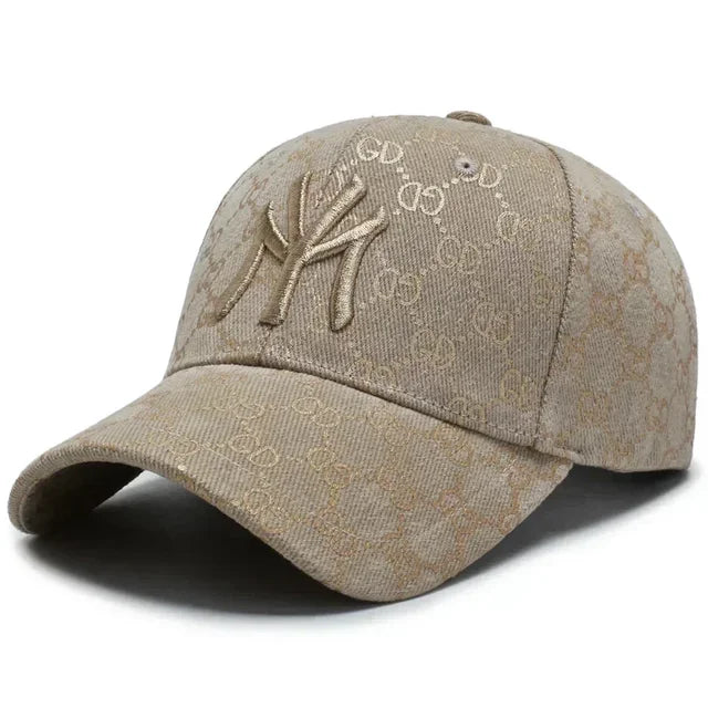 Fashion Men Women Cotton Embroidery for MY Baseball Caps Outdoor Sport Fishing Golf Sunshade Adjustable Hat Casual Four Seasons