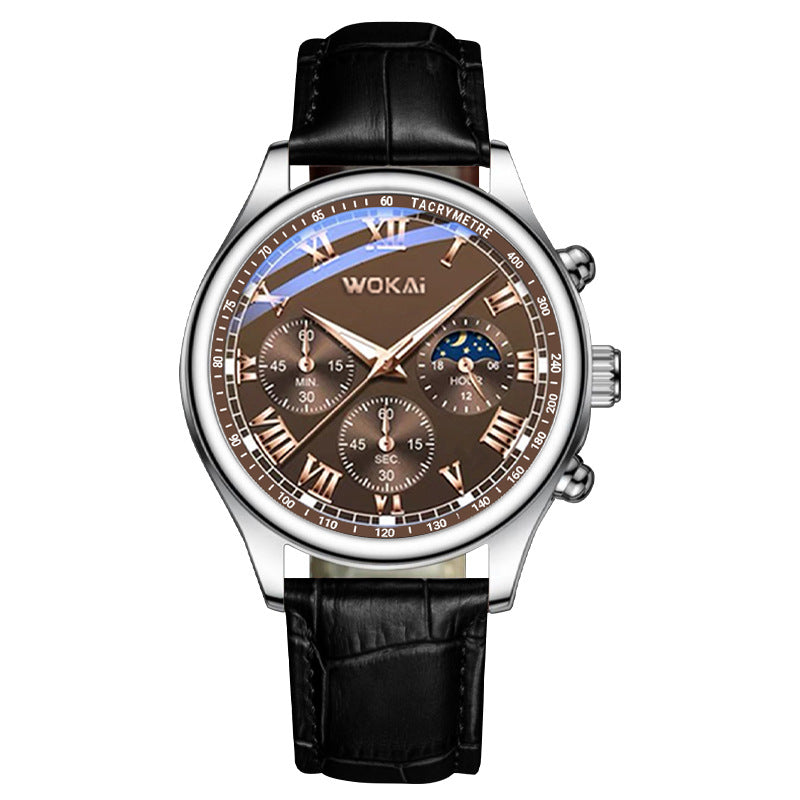 Business Watch Quartz Sports Watch Leisure Belt Men's Watch Men's Watch Men's Watch