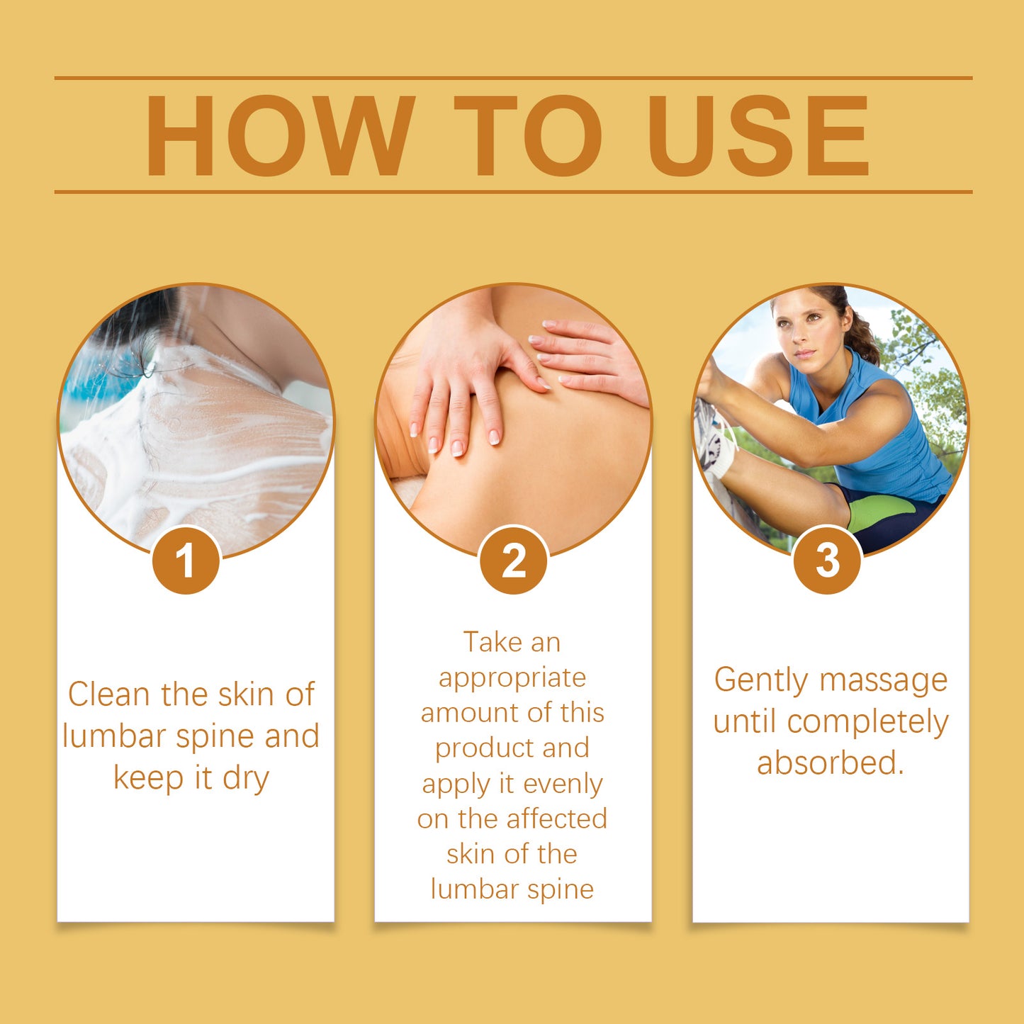 South Moon Back Care Essence, Daily Massage Gentle Nourishing And Comfortable Back And Joint Essence