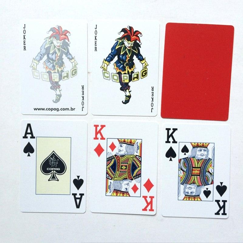 2 Sets/Lot Texas Hold'em Plastic playing card game poker