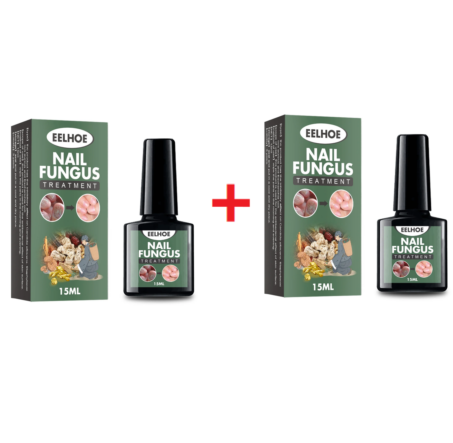 EELHOE Hand, Foot And Nail Polish Repair Solution Hand, Foot And Nail Polish Care Repair Nail Thickening And Softening Solution