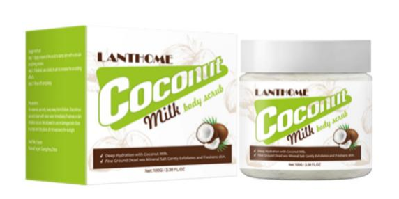 LANTHOME Coconut Milk Body Scrub