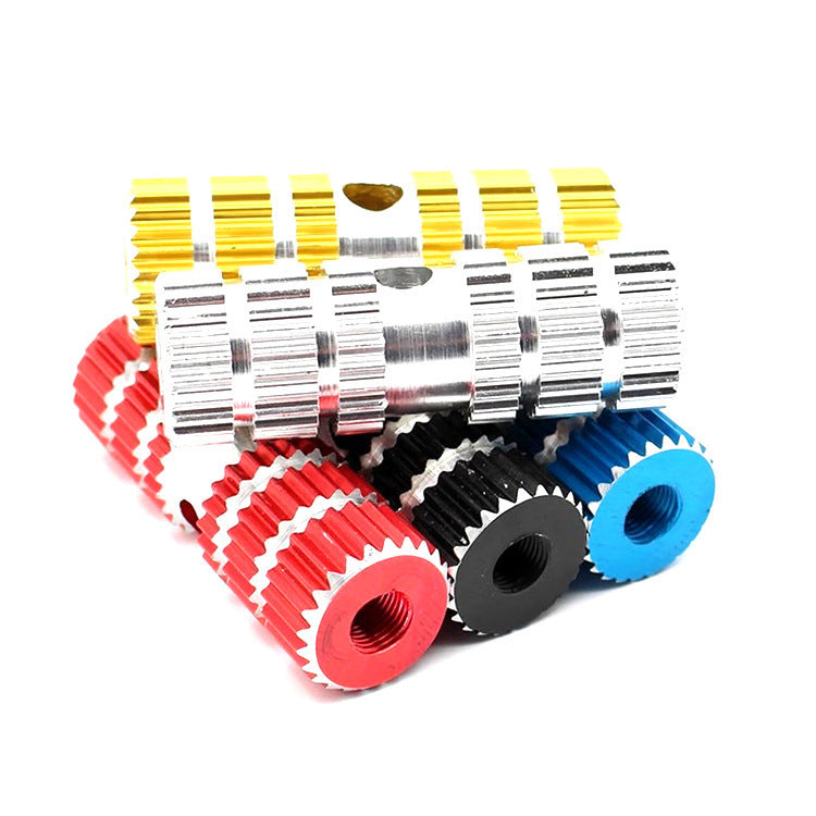Bicycle Solid Foot Column Rocket Launcher Mountain Bike Round Foot Column Aluminum Solid Rear Axle Pedal Riding Equipment