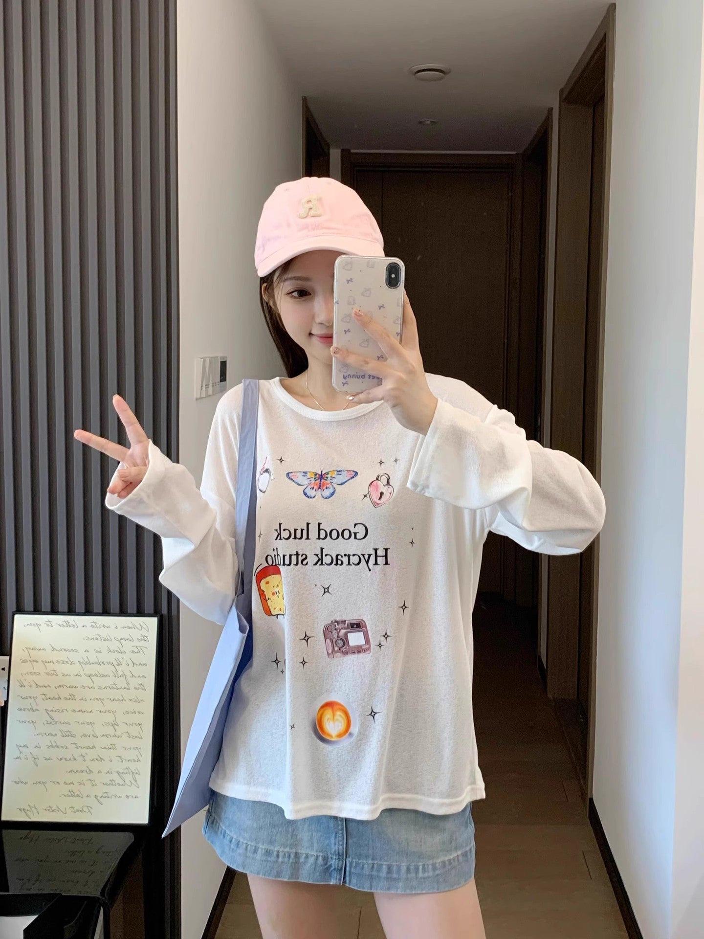 Fun Print Long Sleeve T-Shirt for Women,Lightweight, Loose Fit, Sun Protection Cover-Up