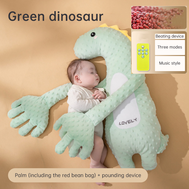 Babycare Soothing Sleep Aid: Anti-Moros Reflex Pillow and Patting Toy