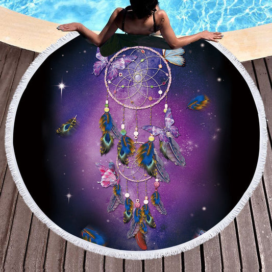 Butterfly Beach Towels Boho Swimwear Bathing  Blanket