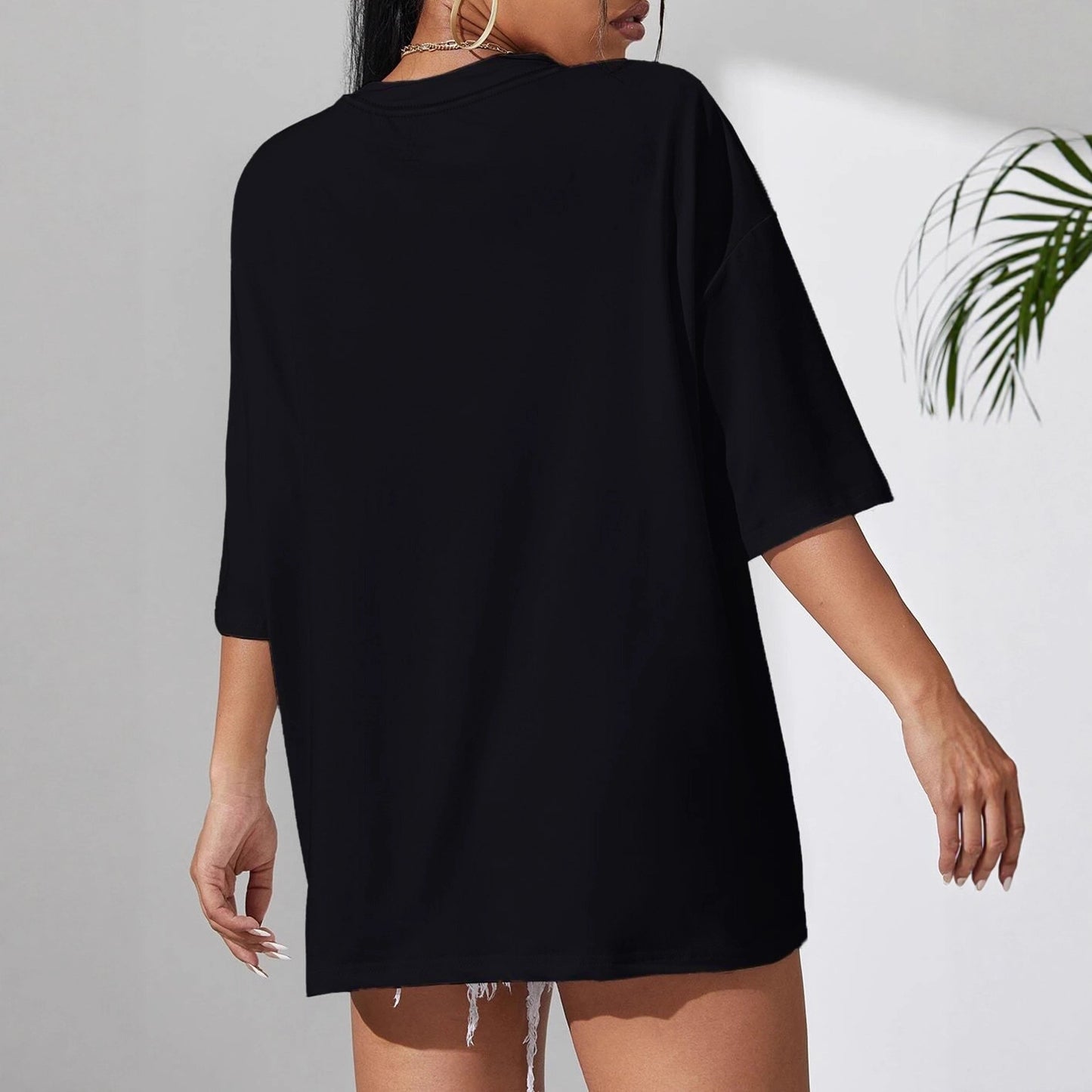 Multi-color Round Neck Short Sleeve