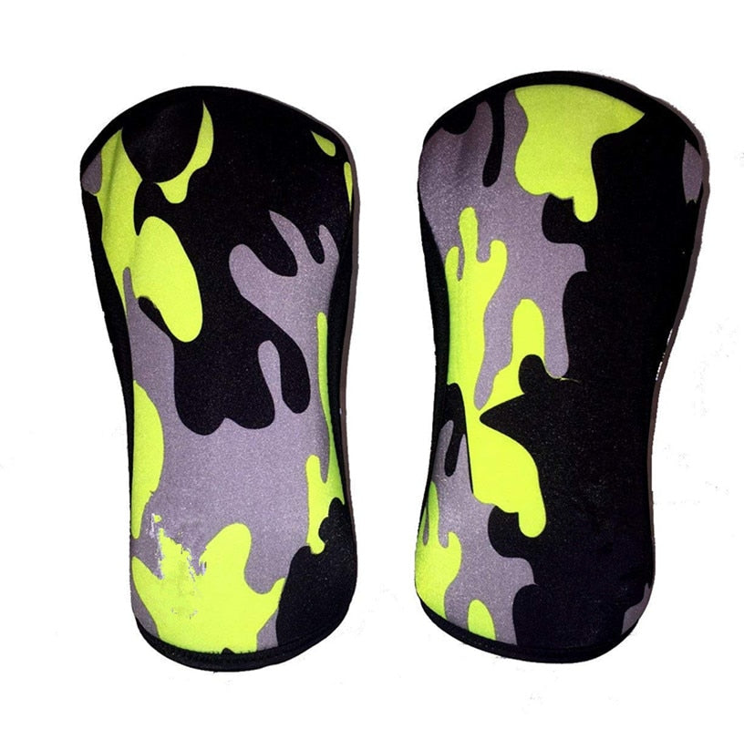 Knee Sleeves (1 Pair), 7mm Thick Compression Knee Braces   Support for Weightlifting | Cross Training | Powerliftimen