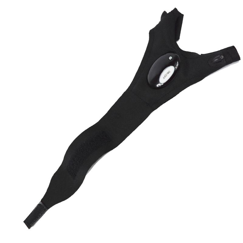 1 Piece Magic Strap Fingerless Led Glove Left Right Hand Led Light Night Fishing Glove Fishing Tools