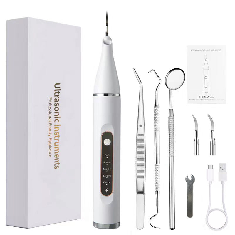 Ultrasonic dental cleaner portable oral care cleaning device stone removal and whitening dental cleaner