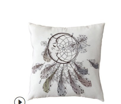 3D Bedding  Pillowcase Moon Dream Catcher Print Pillow Case Pillow Bedding