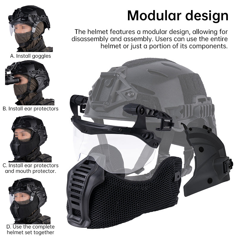 Wendy 3.0 Full Protection Camouflage Helmet