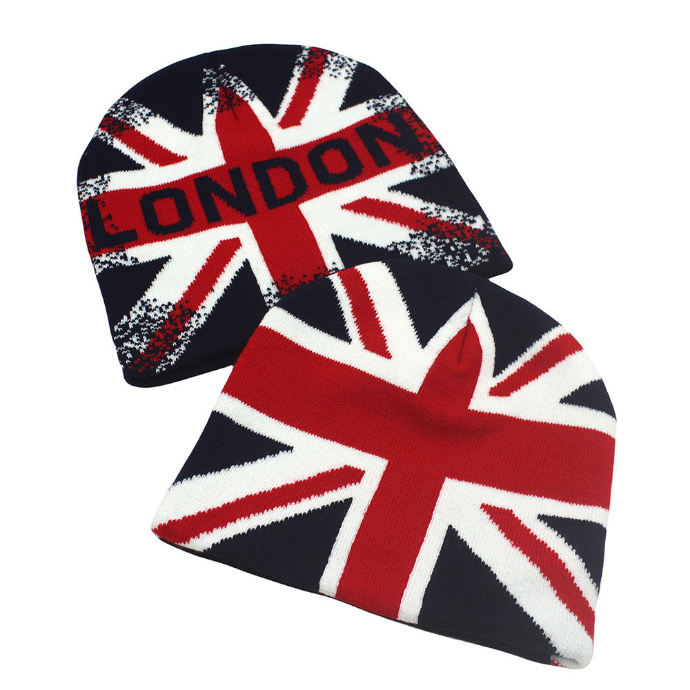 British Flag Rice Jacquard Knitted Hat Warm Knitted Hat Cold Hat