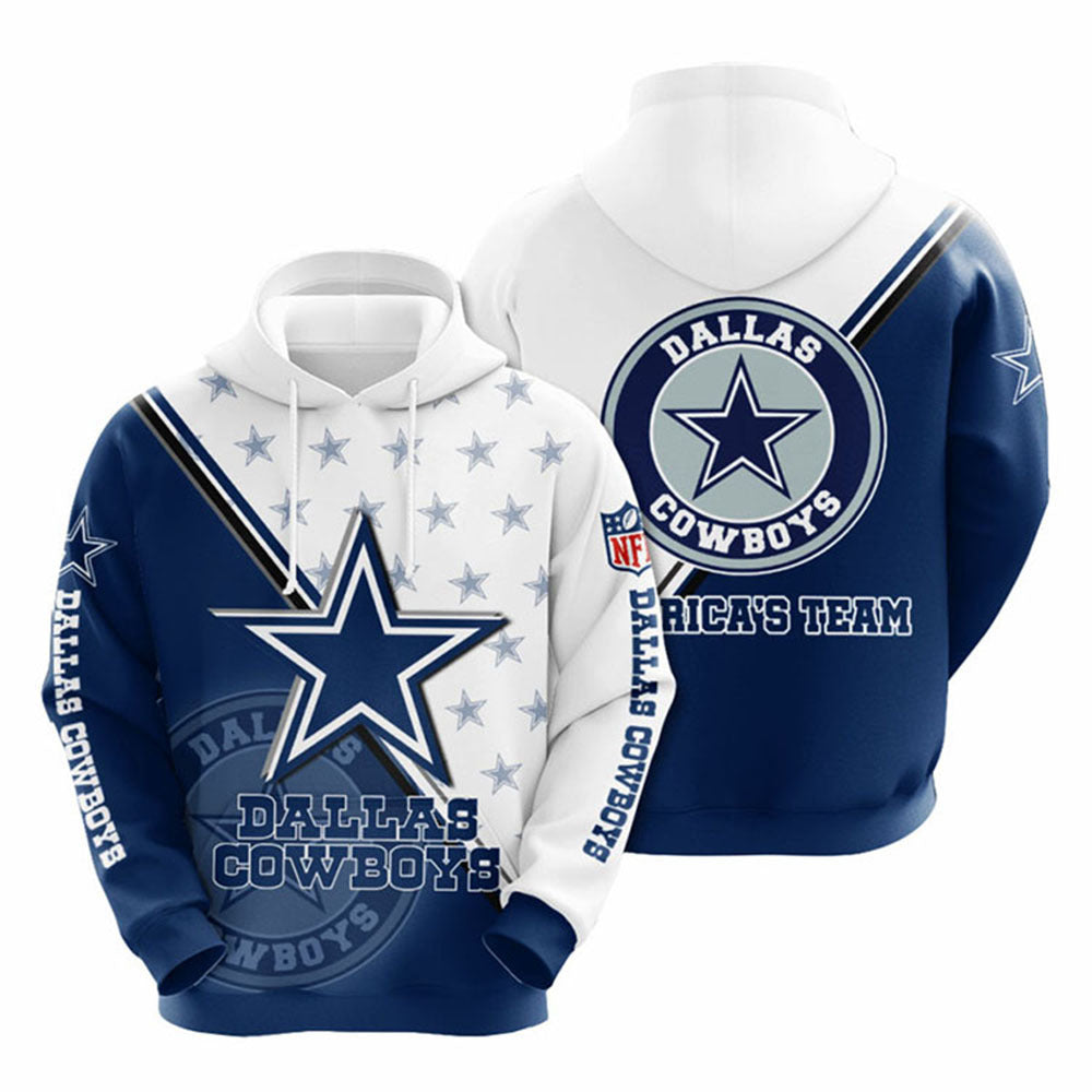 American 3D digital printed loose and fashionable hooded sweatshirt trendy brand