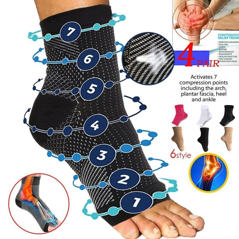 Sports calf socks outdoor fitness compression socks pressure socks skipping rope ankle protection socks elastic cycling socks