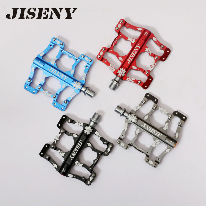 Bicycle Pedal Three Peilin Mountain Bike Road Bike Pedal Aluminum Alloy Three Bearings