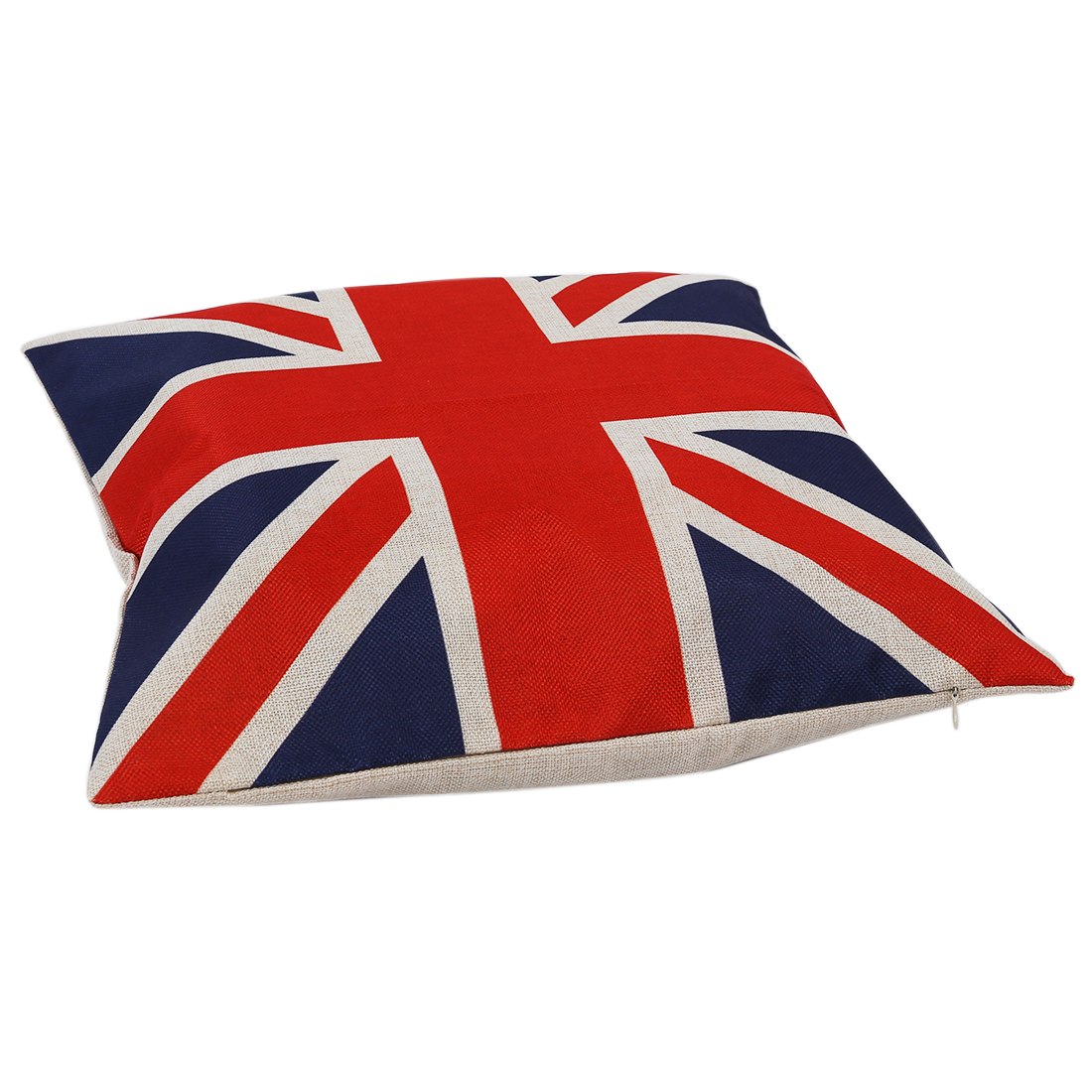 Practical Boutique British Vintage Style Union Jack Flag Throw Pillow Case, Pillowcase