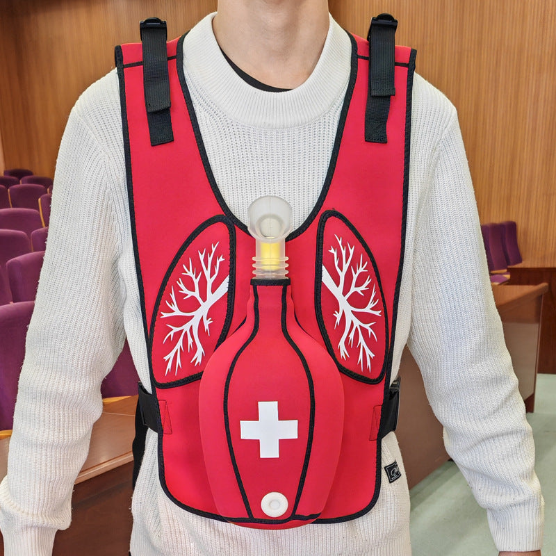 Adult and Child Heimlich Maneuver Training Vest for Choking First Aid and Airway Obstruction Simulation