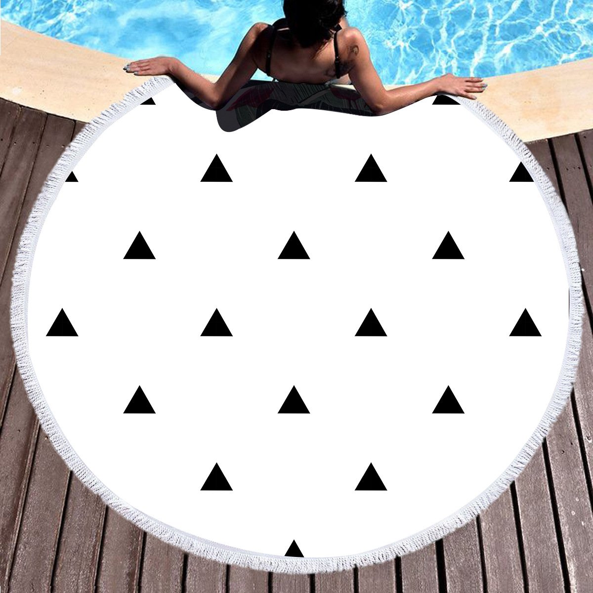 Bedding 3D printing Round Beach towel home textile  Beach Towel Tapestry Blanket