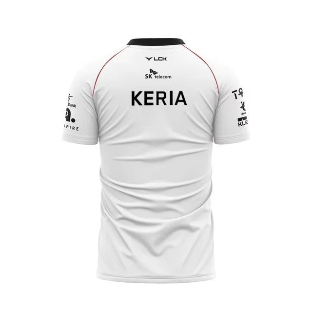 Fashionable 3D printed men's street versatile sports mesh jersey short sleeved T-shirt