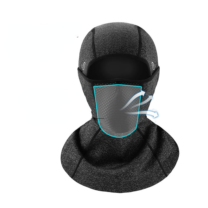 Warm Windproof Head Cover Winter Men And Women Cold Protection Ear Protection Full Face Collar Cover Outdoor Equipment Motorcycle Riding Face Mask
