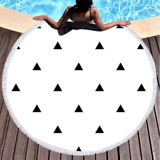 Bedding 3D printing Round Beach towel home textile  Beach Towel Tapestry Blanket