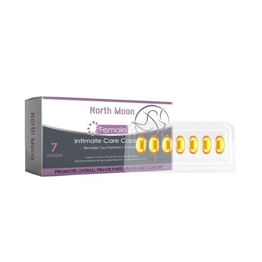 North Moon Women's Body Care Capsules Gentle Body Care Moisturizing Daily Refreshing Comfort Capsules