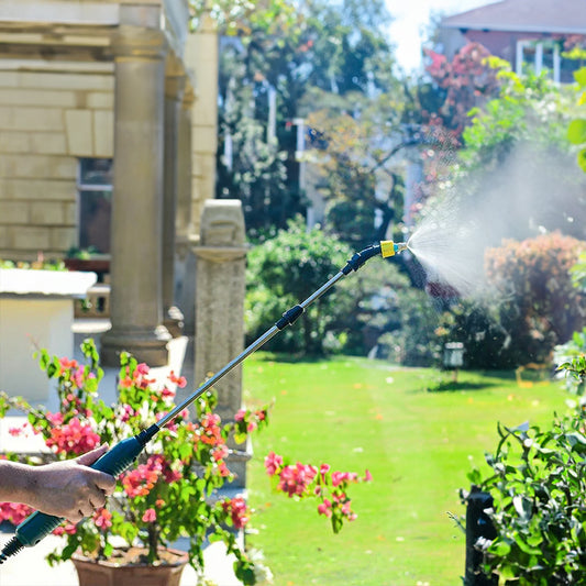 2400mAh Portable Electric Sprayer. 3 Nozzles, High - Pressure, for Garden Plant Watering