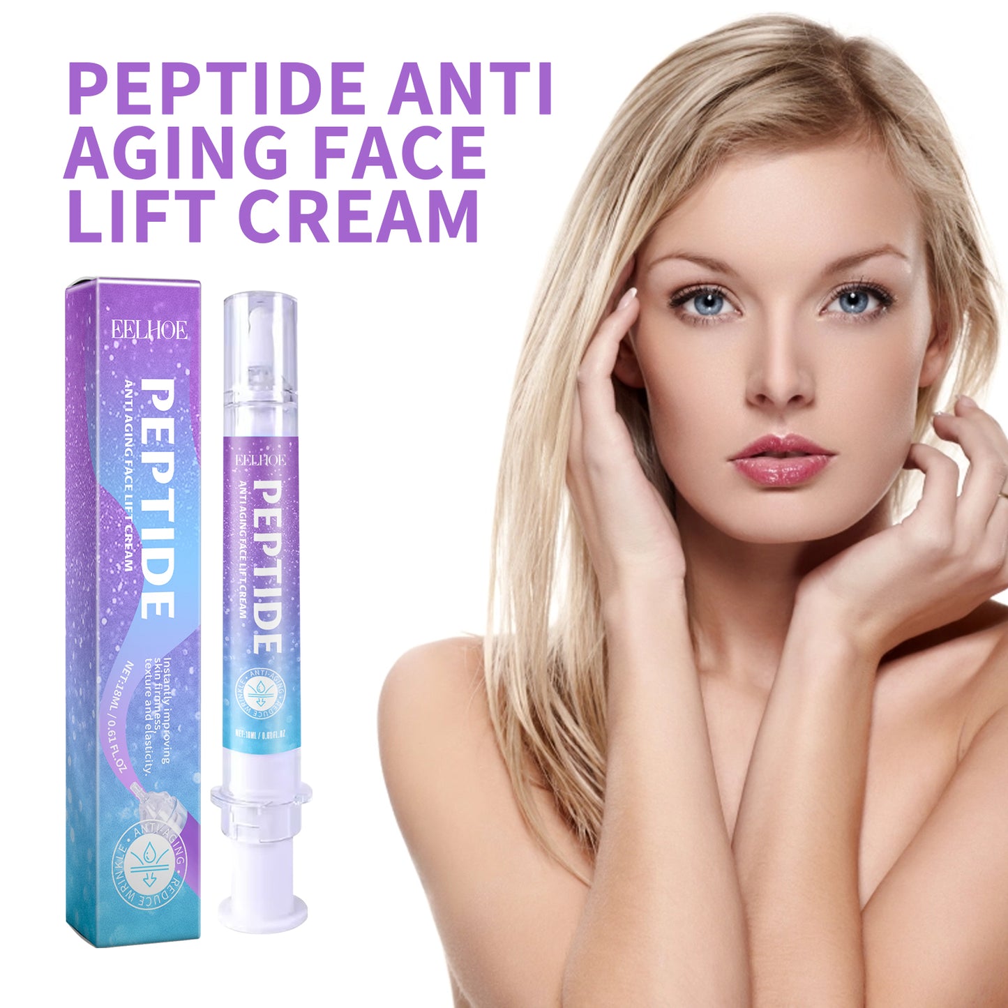 Peptide Anti Aging Face Lift Cream, Hydrating And Moisturizing Facial Cream For Fine Lines And Pores