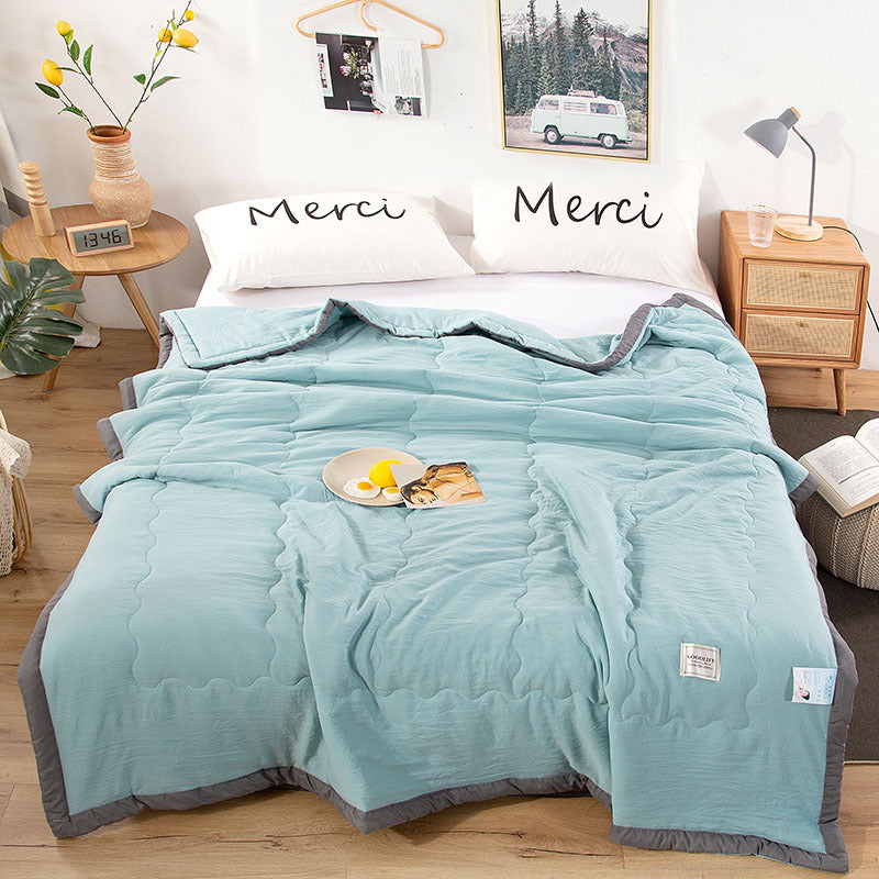Washed Cotton Summer Cool Quilt Gift Quilt Single Double Air Conditioner Quilt Summer Quilt Thin Quilt