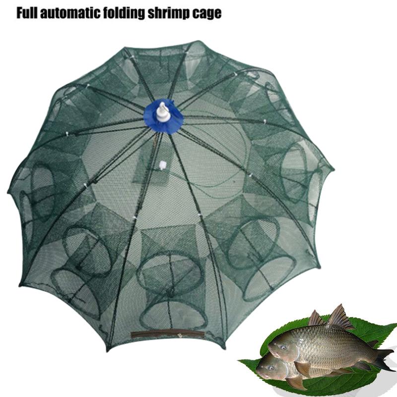 20 Holes Crayfish Cast Folding Fishing  Nets