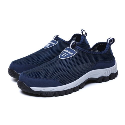 Summer Comfortable Casual Shoes Slip-on Breathable Air Mesh Flats Trainers Sneakers Water Loafers