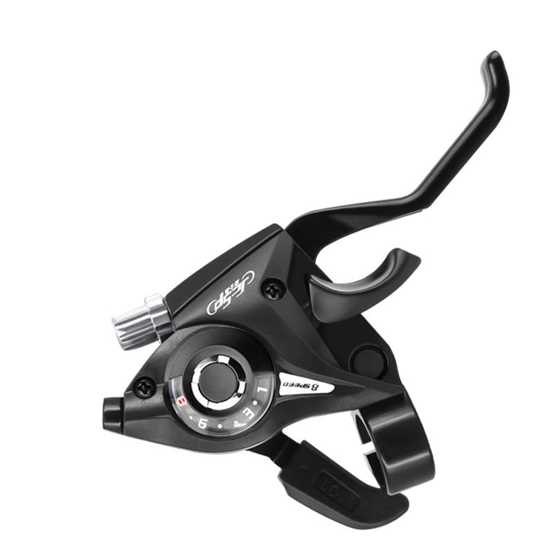 Mountain Bike Gear Shifter 21/24-Speed Brake Handle Bicycle Shift 7/8-Speed Aluminum Alloy One-Piece Handle