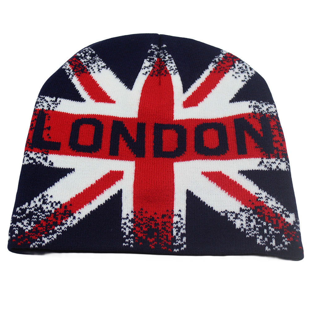 British Flag Rice Jacquard Knitted Hat Warm Knitted Hat Cold Hat
