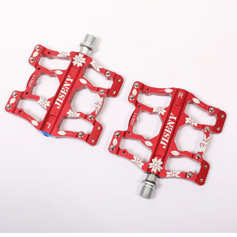 Bicycle Pedal Three Peilin Mountain Bike Road Bike Pedal Aluminum Alloy Three Bearings