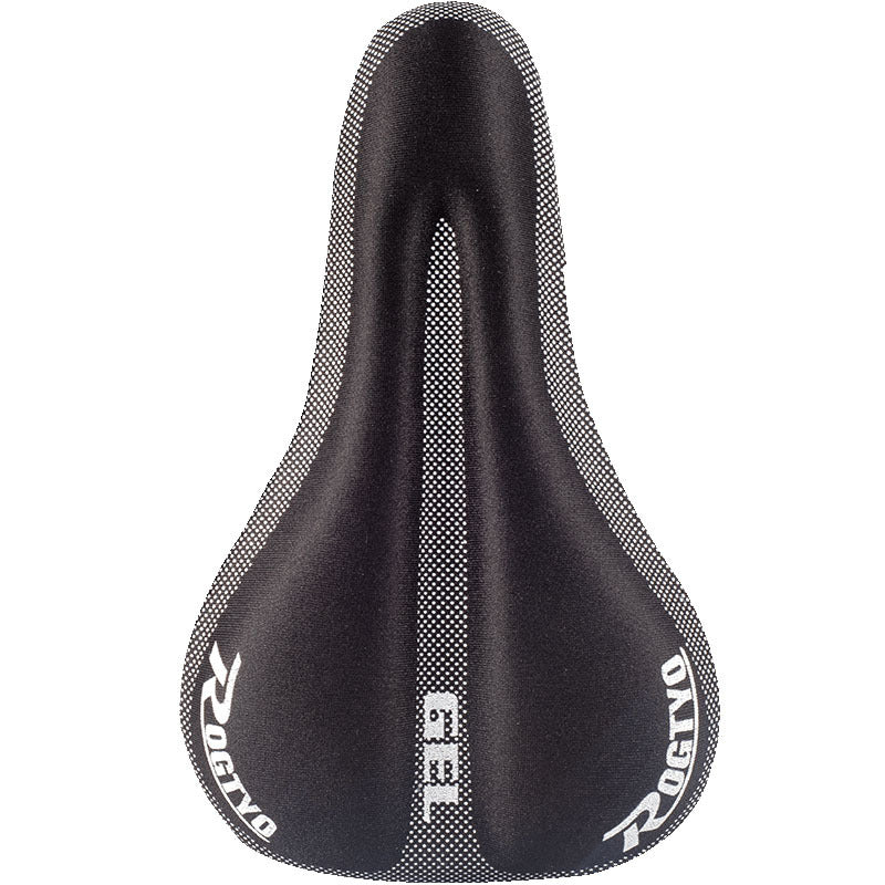 Bicycle Silicone Seat Cover Mountain Bike Thickened Comfortable Cushion Cover Tie Rope Reinforced Saddle Cover Riding Equipment Accessories