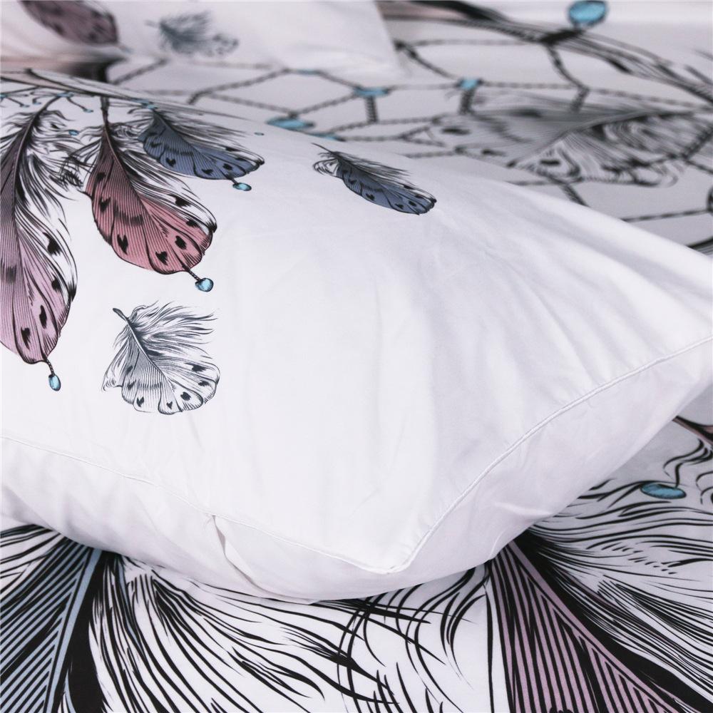 3D Bedding  Pillowcase Moon Dream Catcher Print Pillow Case Pillow Bedding