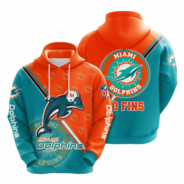 American 3D digital printed loose and fashionable hooded sweatshirt trendy brand