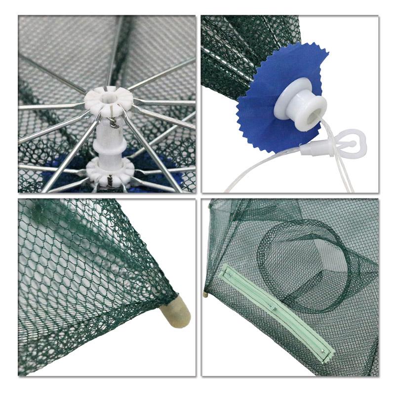 20 Holes Crayfish Cast Folding Fishing  Nets
