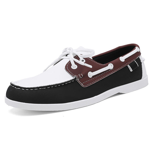 Casual Summer Men's Belted British Style Versatile Loafer Breathable Leisure Work Commuting Lazy Shoes