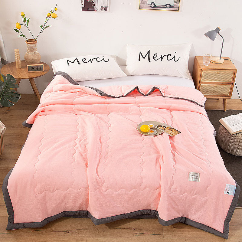 Washed Cotton Summer Cool Quilt Gift Quilt Single Double Air Conditioner Quilt Summer Quilt Thin Quilt