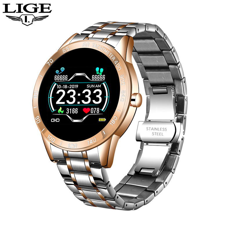 Multifunctional Smart Bracelet Heart Rate Meter Step Blood Pressure Detection Watch