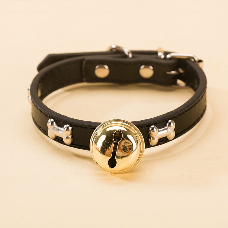 Claw Print Bone Alloy Bells for Pet Collars - Supplies for Dogs & Cats