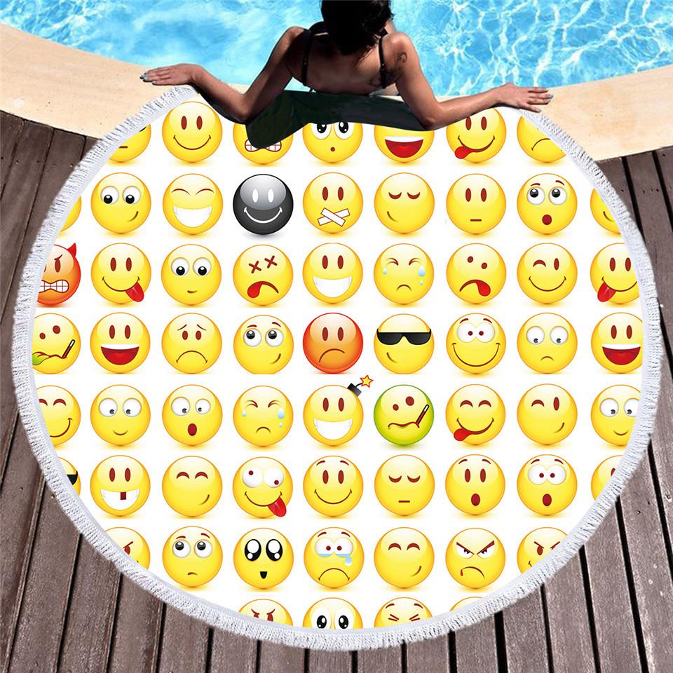 phiz Boho Gypsy Round Beach Bathing  Blanket Towel Cover Up Beach Wear