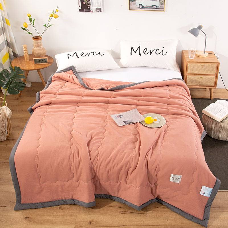 Washed Cotton Summer Cool Quilt Gift Quilt Single Double Air Conditioner Quilt Summer Quilt Thin Quilt