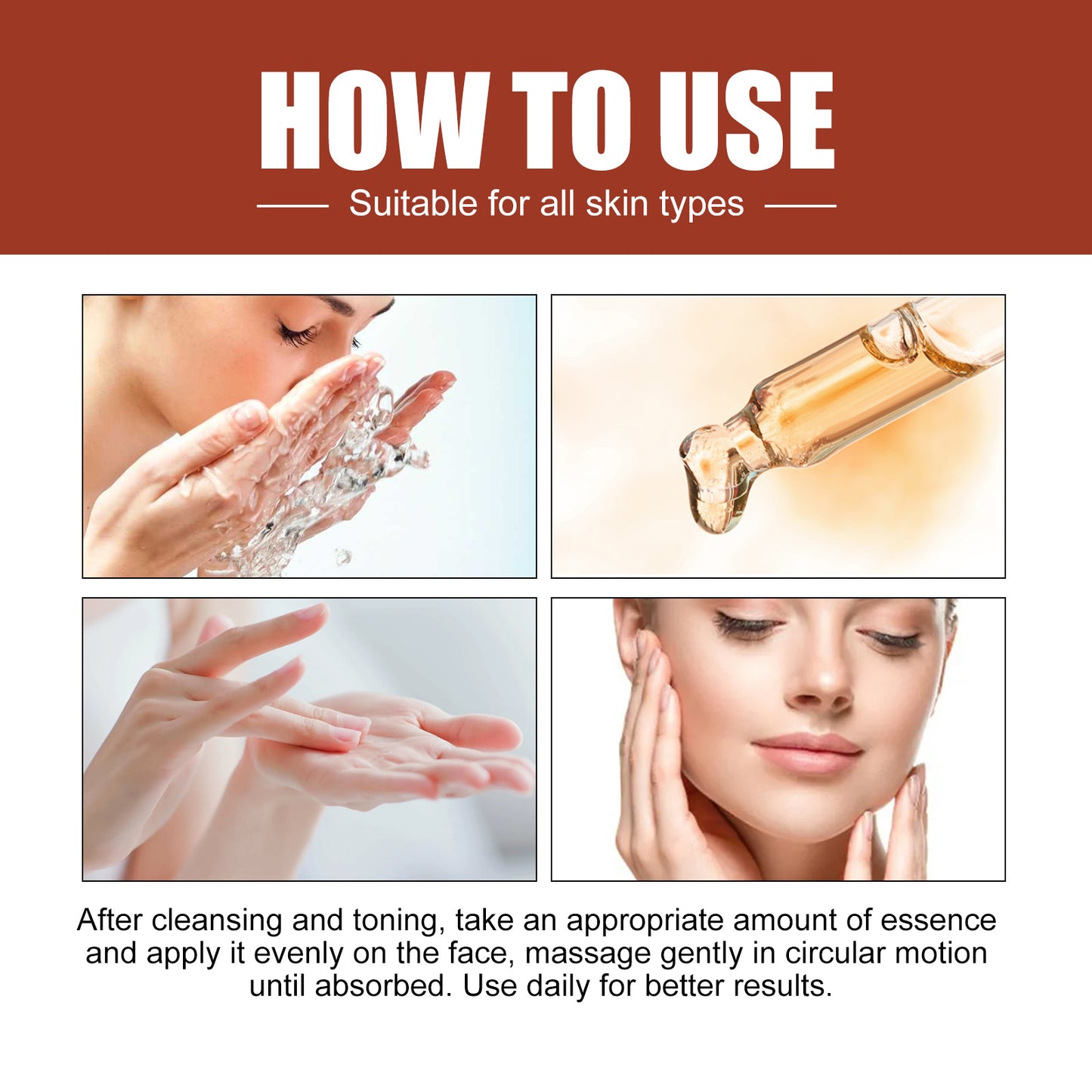 West&Month Palmitoyl Peptide Reversal Serum, Fade Lines Moisturizing Firming Anti-wrinkle Essence