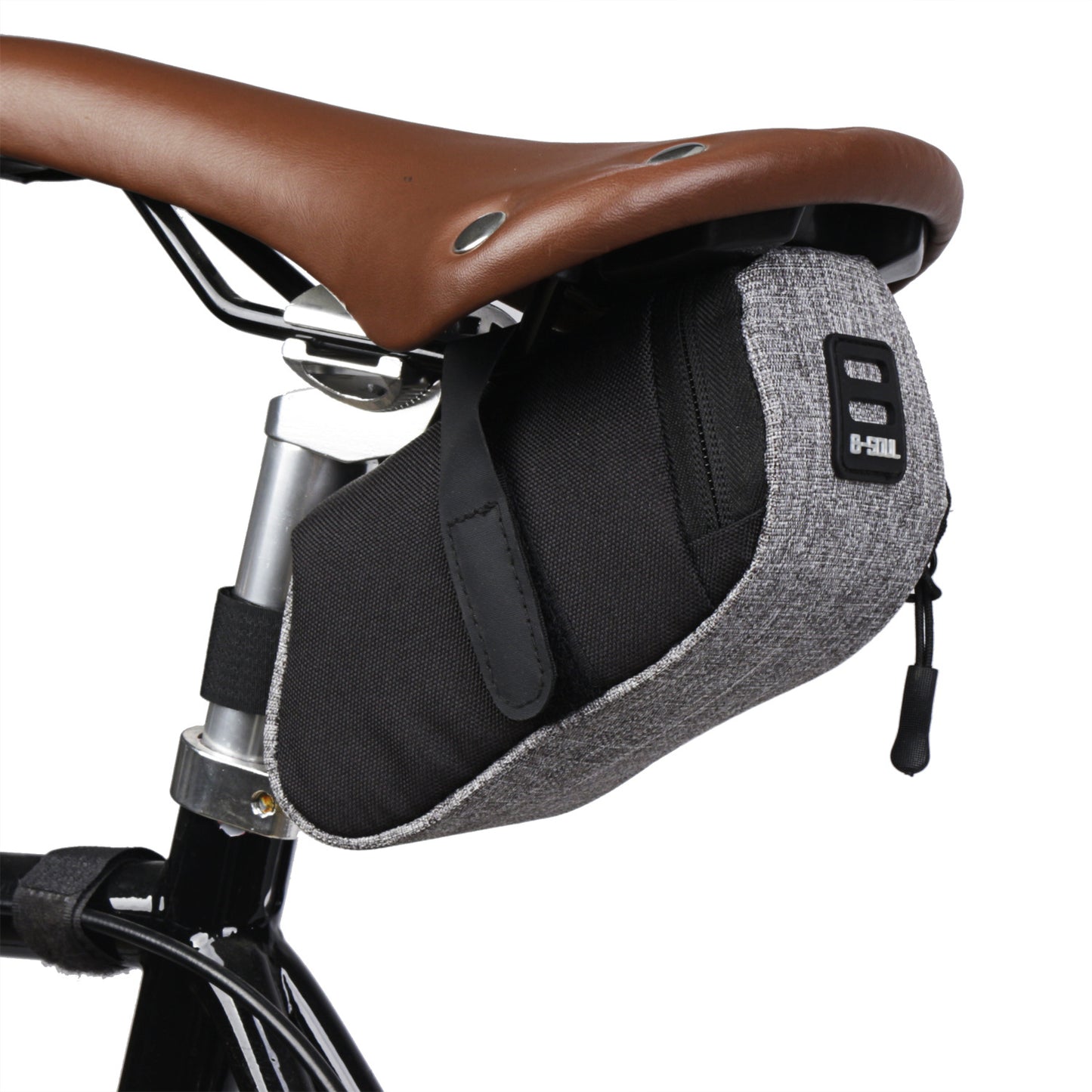 B-SOUL Mountain Road Long-Distance Travel Commuter Bicycle Tail Saddle Seat Tube Seat Post Bag Folding Tail Bag