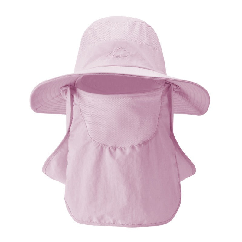 Fisherman's Hat Male Sunshade Hat Summer Outdoor Quick-Drying Sunscreen Fishing Breathable Sun Hat
